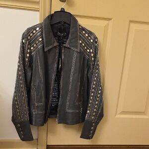 Beaded Leather Jacket Idyllwind